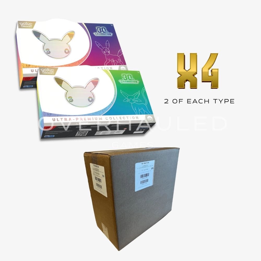 30th Anniversary Ultra-Premium Collection UPC Case (4 UPCs Total) – English Pokemon TCG