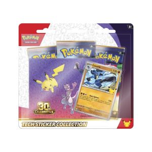 30th Anniversary Celebration Tech Sticker Blister Collection Lucario – English Pokemon TCG