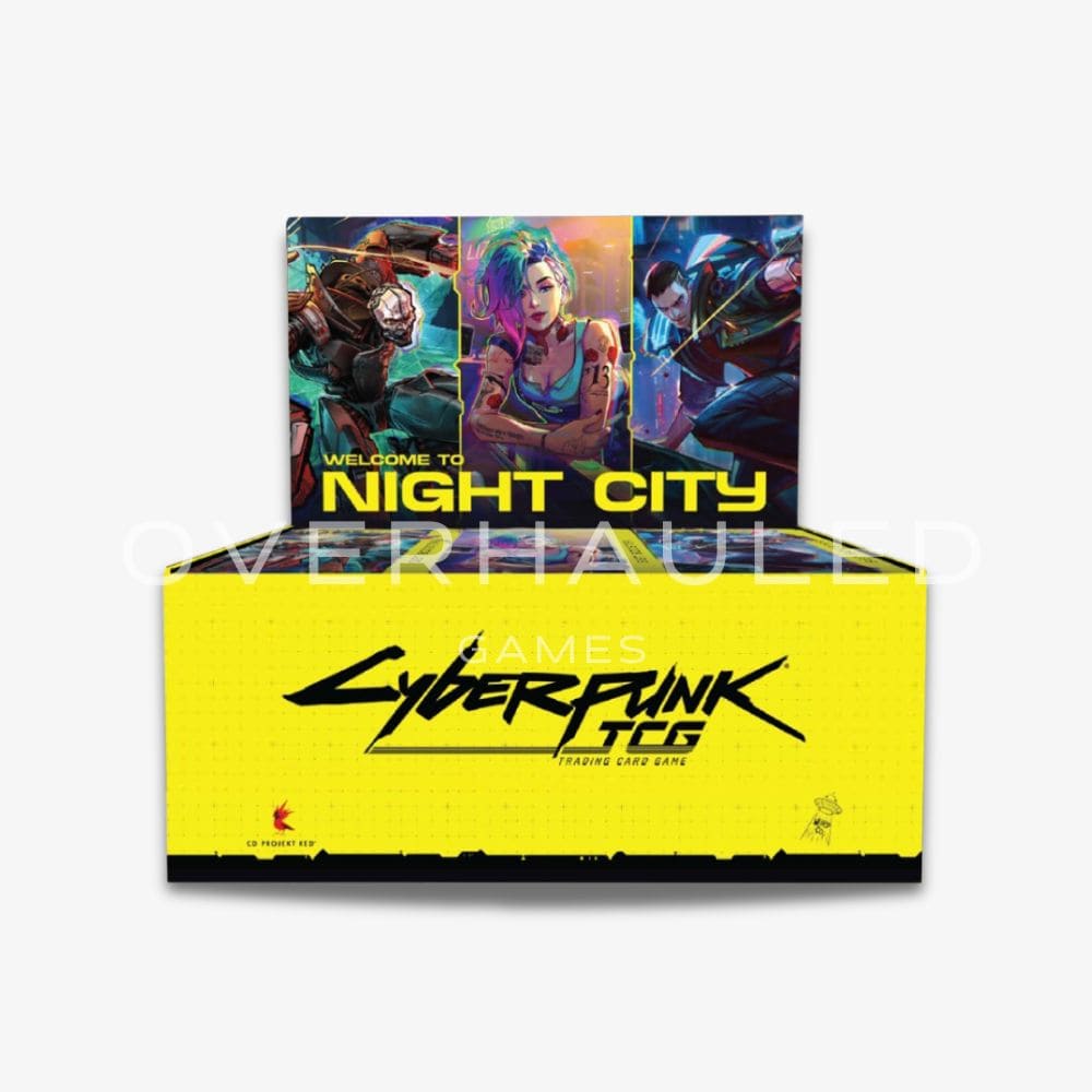 Cyberpunk TCG: Welcome to Night City – English Booster Display
