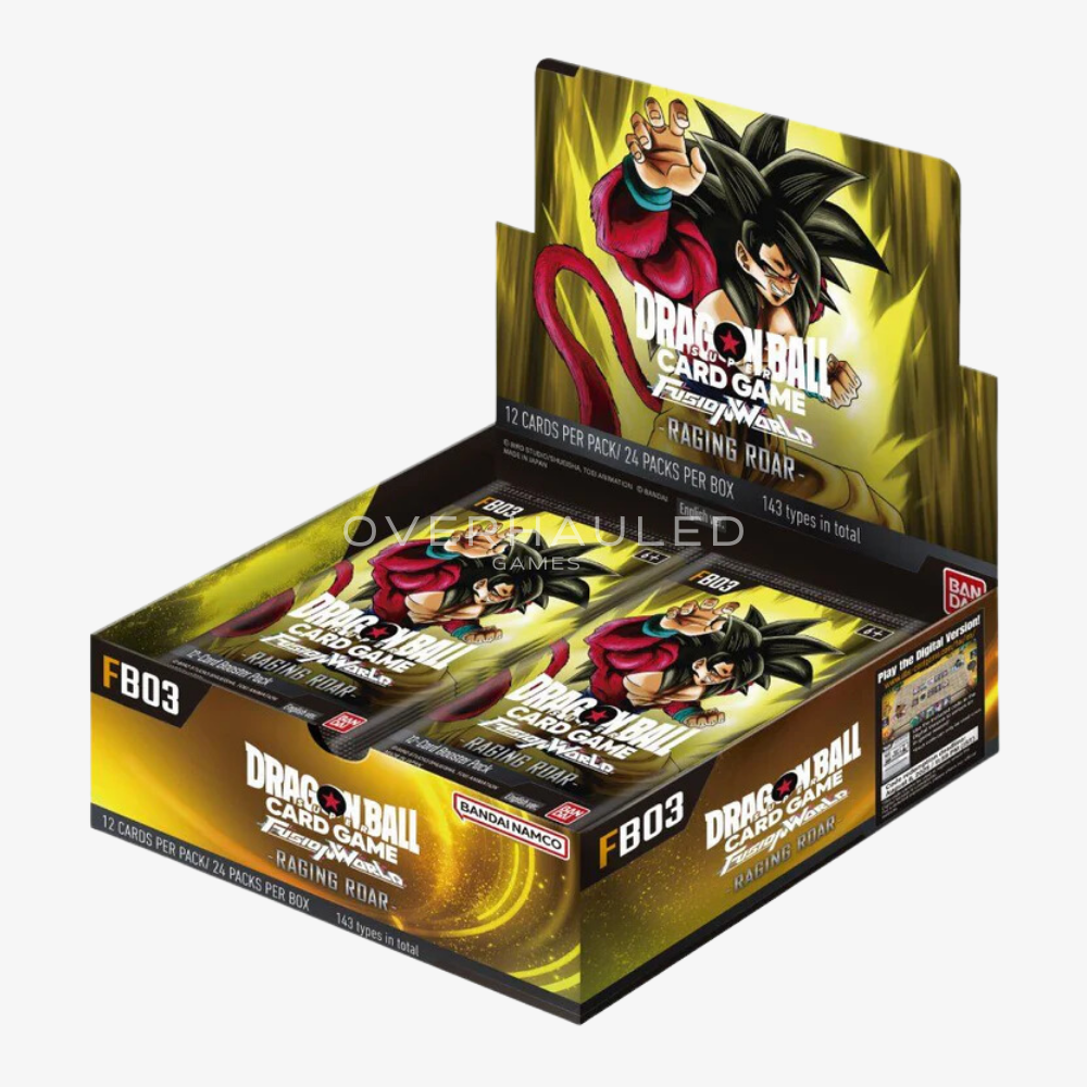 Dragon Ball Super Card Game – Raging Roar FB-03 – Booster Box – English
