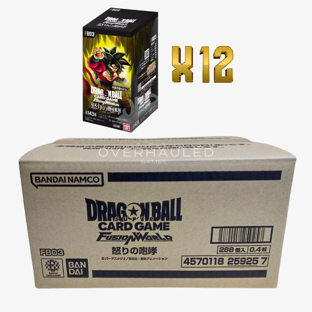 Dragon Ball Super – Fusion World – FB-03 – Raging Roar – Sealed Case – Japanese