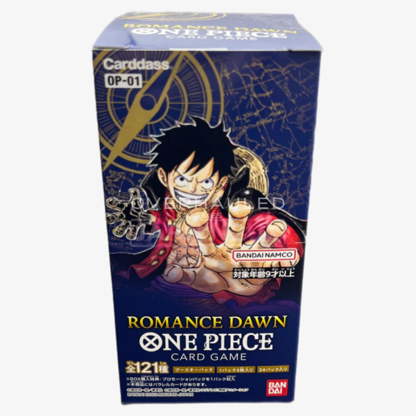 Japanese One Piece OP-02 Booster Box – view 2 – Ozzie Collectables