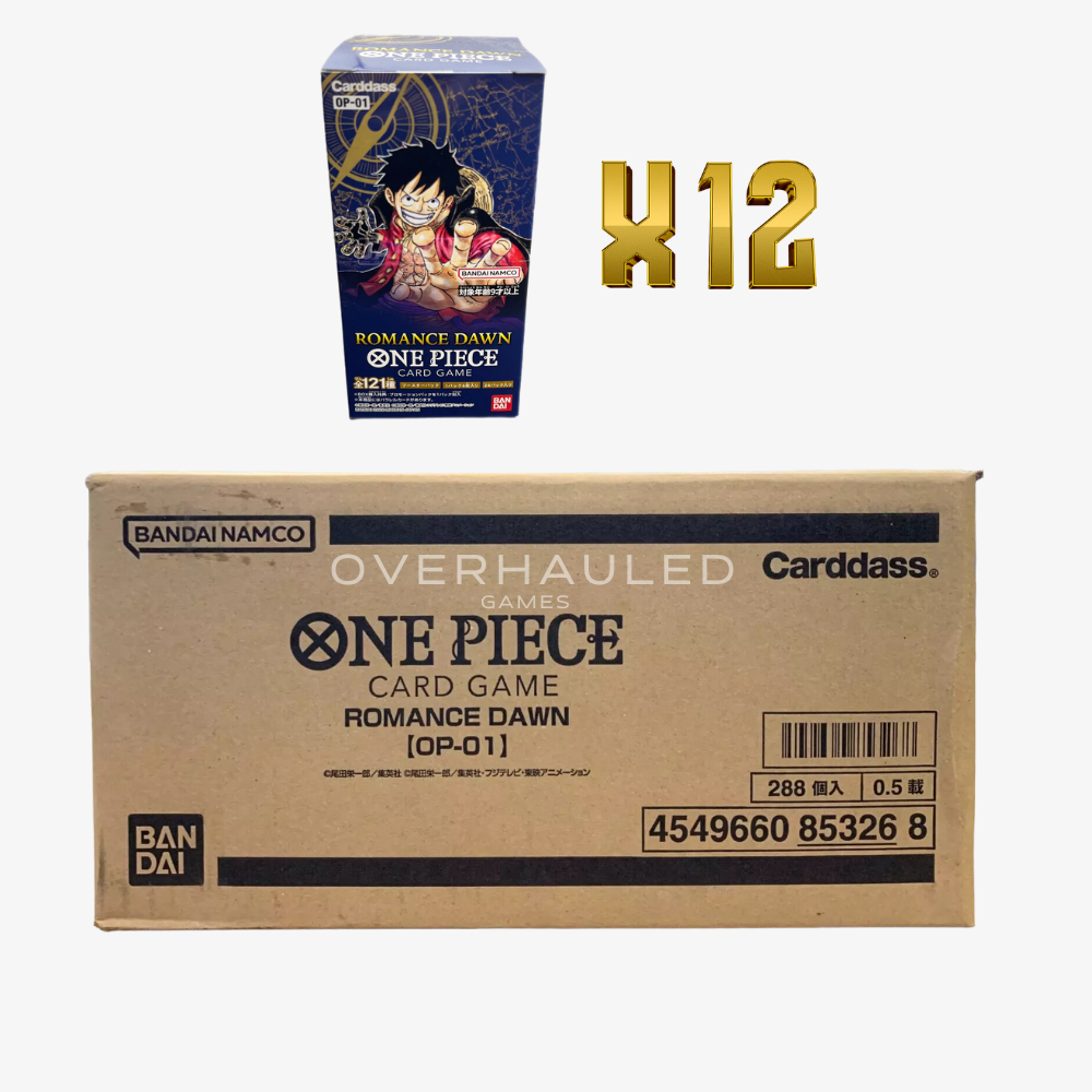 One Piece – OP-01 – Romance Dawn – Sealed Case – Japanese (12 Booster Boxes Inside)
