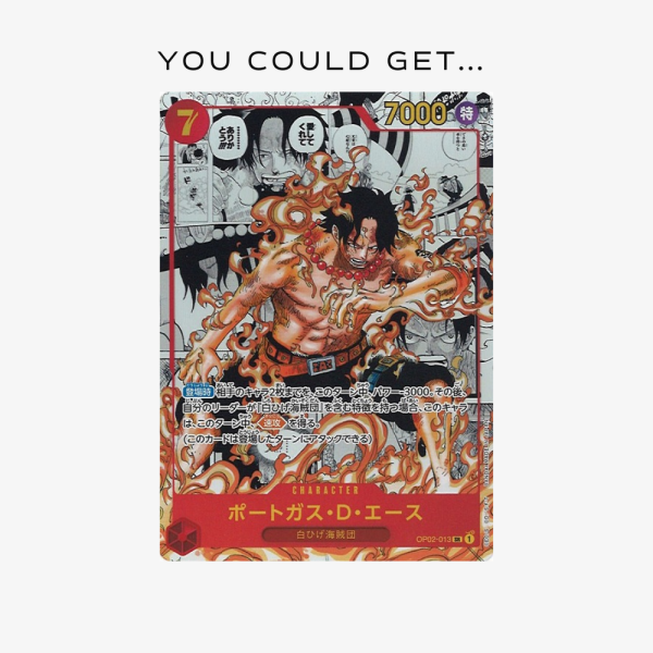 Japanese One Piece OP-02 Sealed Case – view 2 – Ozzie Collectables