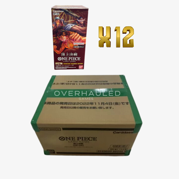 Japanese One Piece OP-02 Sealed Case – Ozzie Collectables