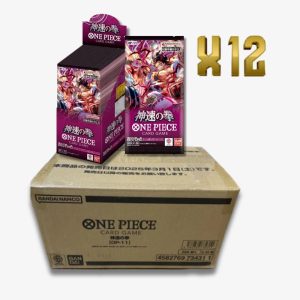 One Piece – OP-11 – Fist of Divine Speed – Sealed Case – Japanese (12 Booster Boxes Inside)