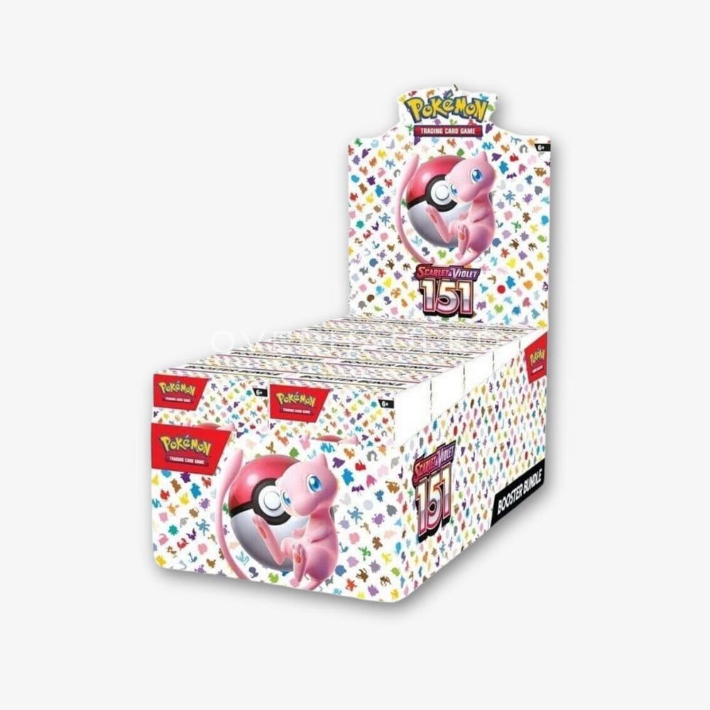151 Booster Bundle Display Case SV3.5 (10 x Booster Bundles Total) – English Pokemon TCG