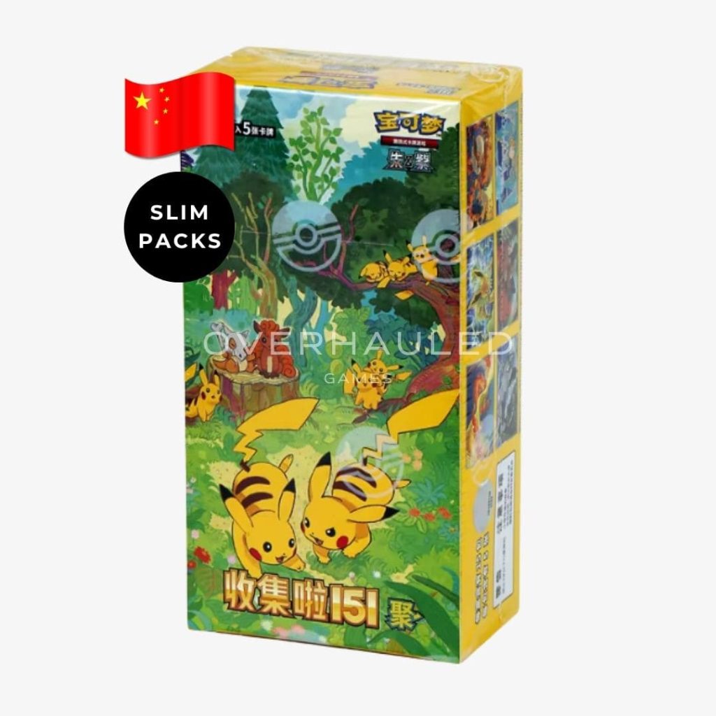 151 Gathering Slim Pack Booster Box 151C – Simplified Chinese Pokemon TCG