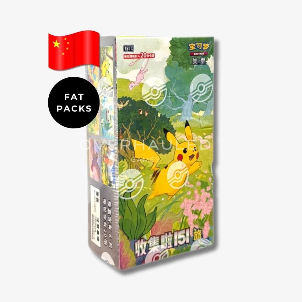 151 Journey Fat Packs Booster Box 151C – Simplified Chinese Pokemon TCG