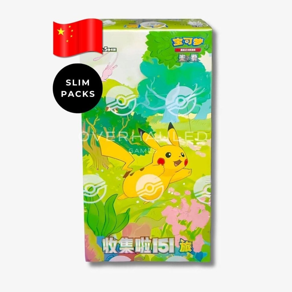 151 Journey Slim Pack Booster Box 151C – Simplified Chinese Pokemon TCG