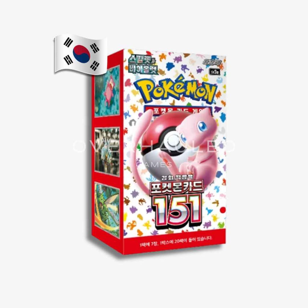 151 Booster Box – Korean Pokemon TCG