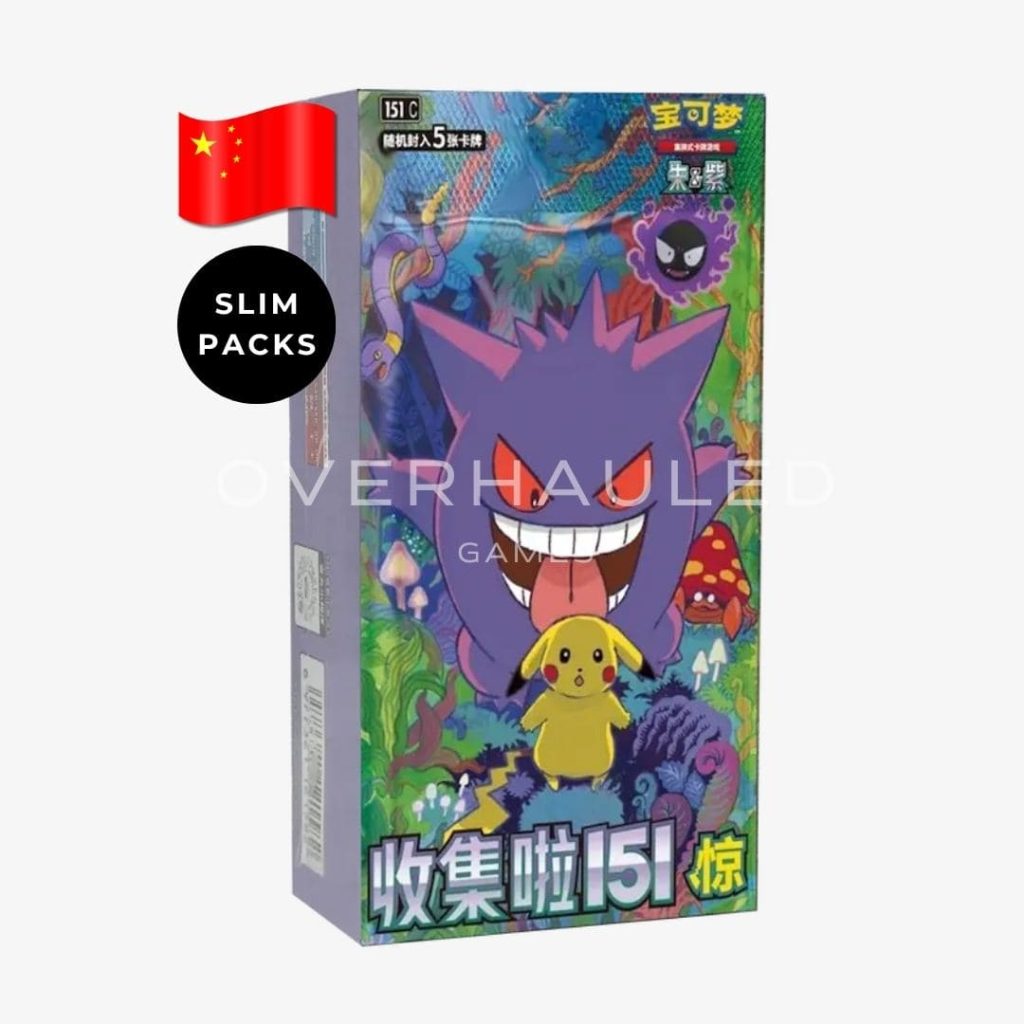 151 Surprise Slim Pack Jing Booster Box – Simplified Chinese Pokemon TCG