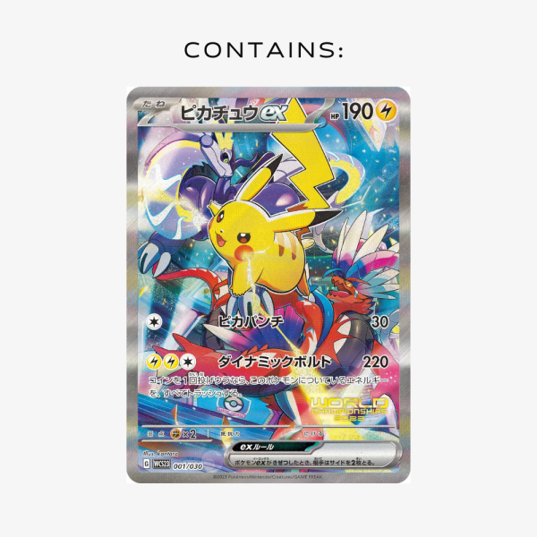 Japanese Yokohama Pikachu Deck 2023 – view 2 – Ozzie Collectables