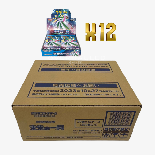 Pokemon – Future Flash – SV4M – Sealed Case – Japanese (12 Booster Boxes Inside)