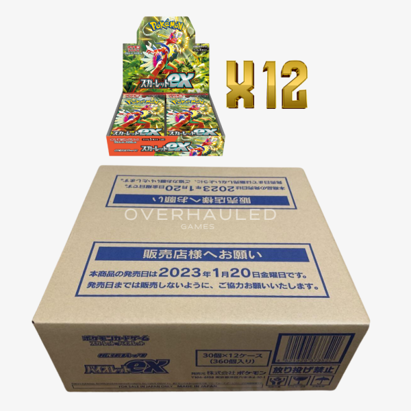 Japanese Scarlet ex Sealed Case SV1S – Ozzie Collectables