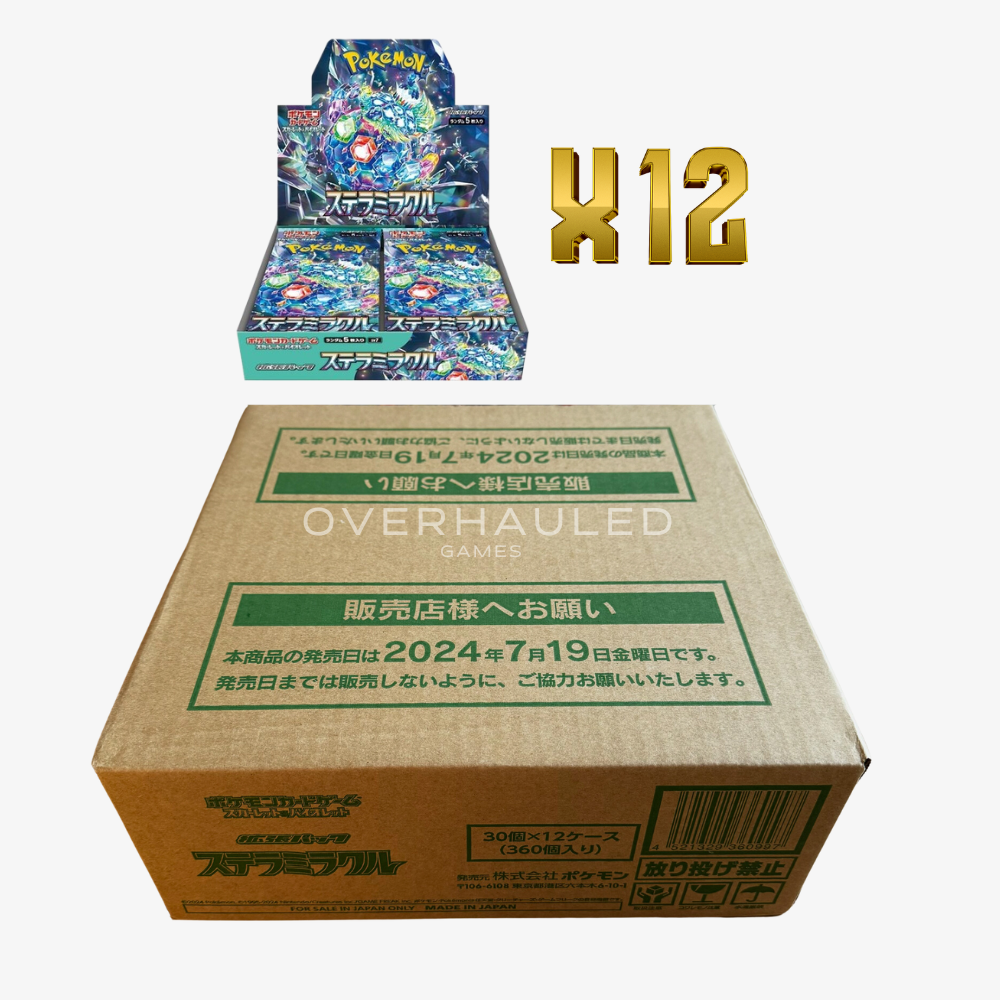 Pokemon – Stellar Miracle – SV7 – Sealed Case – Japanese (12 Booster Boxes Inside)