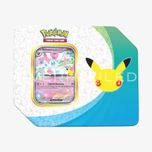 [PRE-ORDER] 30th Anniversary Celebration 5 Booster Tin Sylveon ex – English Pokemon TCG
