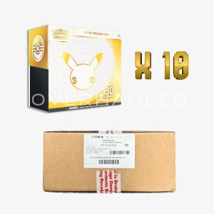 30th Anniversary Celebration Elite Trainer Box Sealed Case (10 Elite Trainer Boxes) – English Pokemon TCG