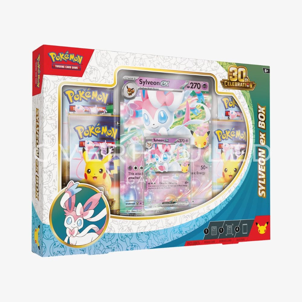30th Anniversary Celebration Sylveon ex Box – English Pokemon TCG