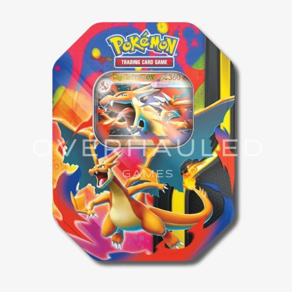 Mega Charizard ex Tin – view 2 – Ozzie Collectables