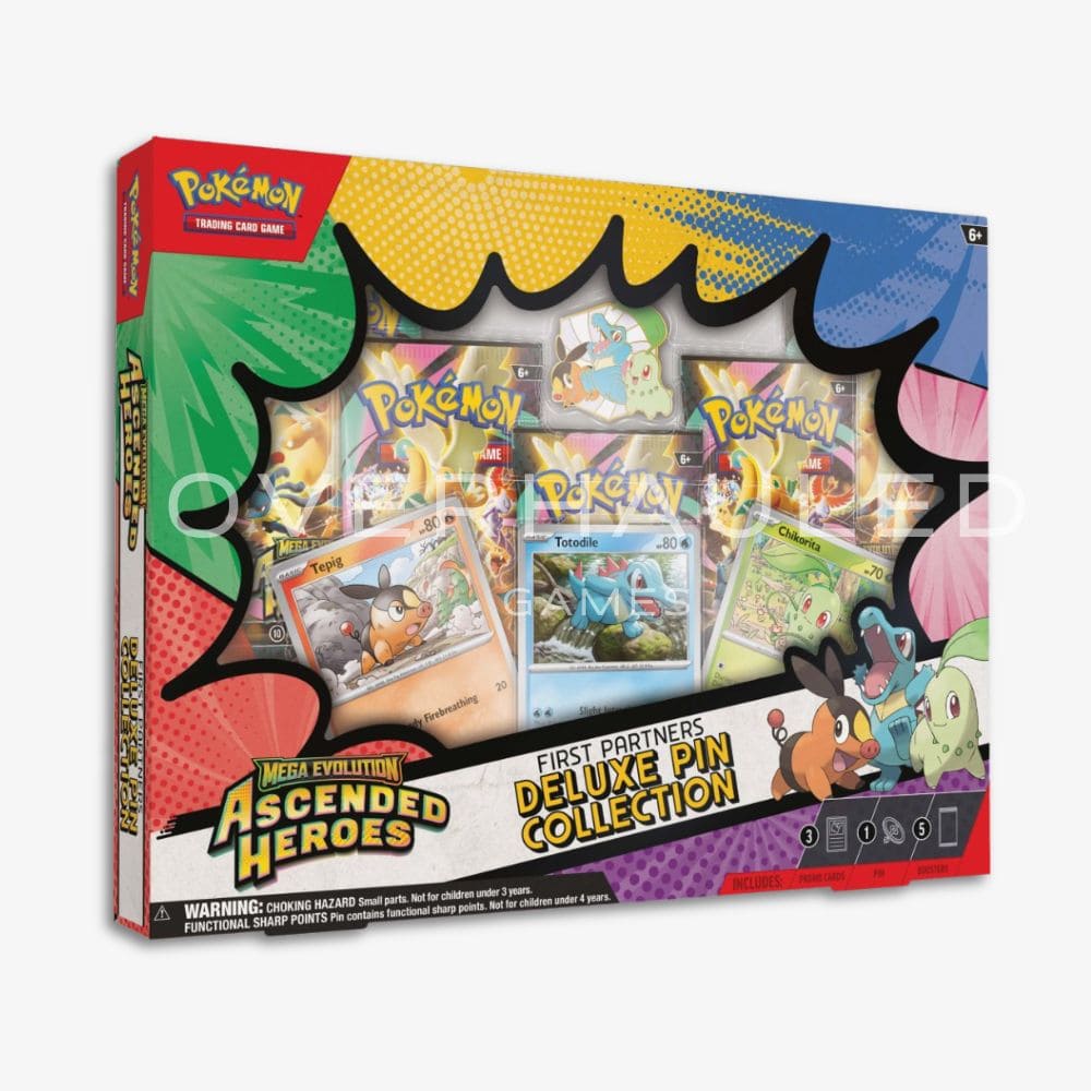 Ascended Heroes First Partners Deluxe Pin Collection ME2.5 – English Pokemon TCG