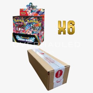 Chaos Rising Booster Box Sealed Case ME04 (6 Booster Boxes) – English Pokemon TCG