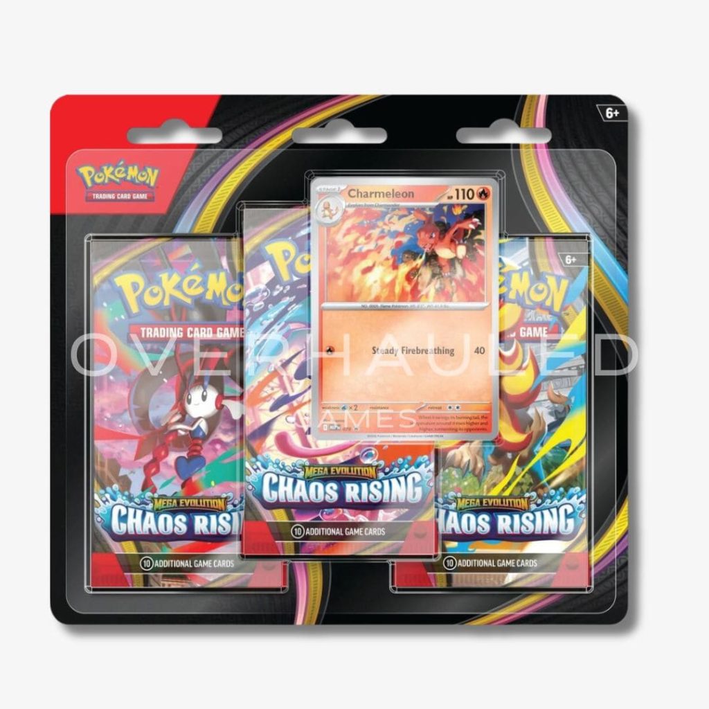 Chaos Rising Blister 3 Booster Pack ME04 – English Pokemon TCG