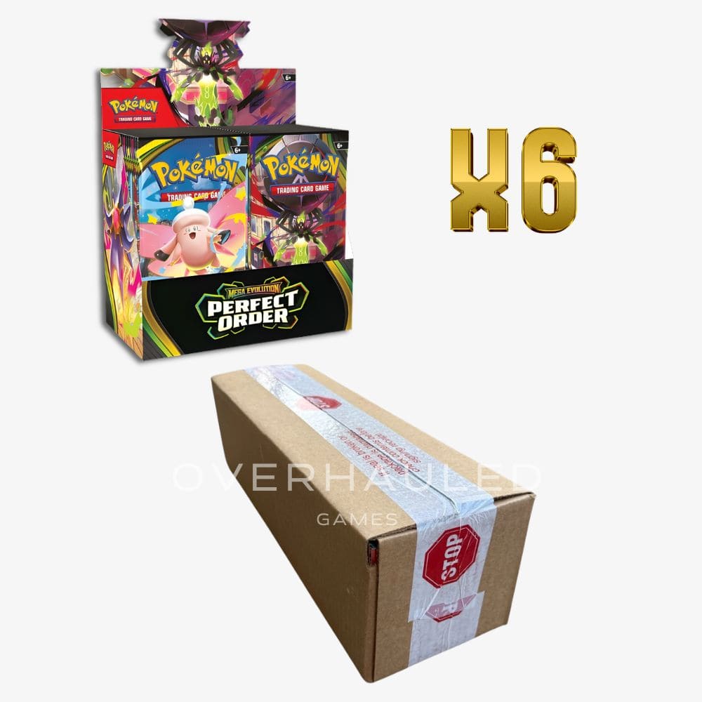 Perfect Order Booster Box Sealed Case ME03 (6 Booster Boxes) – English Pokemon TCG