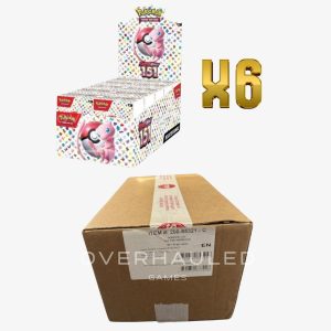 151 Booster Bundle Display Master Case SV3.5 (6 Sealed Display Boxes, 60 Bundles Total) – English Pokemon TCG