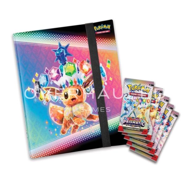 Prismatic Evolutions Binder Collection – view 2 – Ozzie Collectables