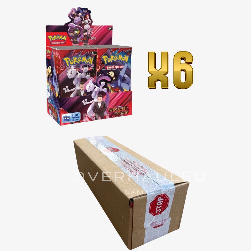 Destined Rivals Booster Box Sealed Case SV10 (6 Booster Boxes) – English Pokemon TCG