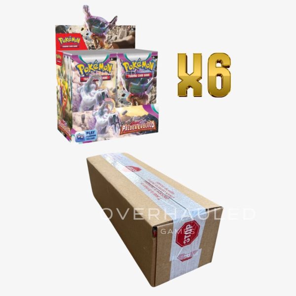 Paldea Evolved Booster Box Sealed Case SV02 (6 Booster Boxes) – English Pokemon TCG