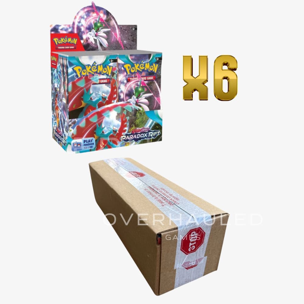 Pokemon TCG Scarlet & Violet: Paradox Rift SV04 Booster Box Sealed Case (6 Booster Boxes)