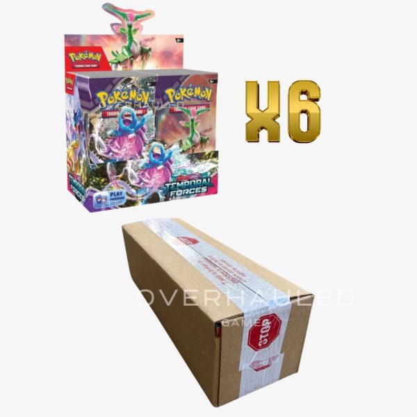 Temporal Forces Booster Box Sealed Case SV05 (6 Booster Boxes) – English Pokemon TCG