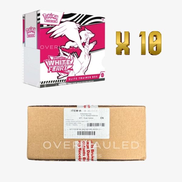 White Flare Elite Trainer Box Case SV10.5 – Ozzie Collectables