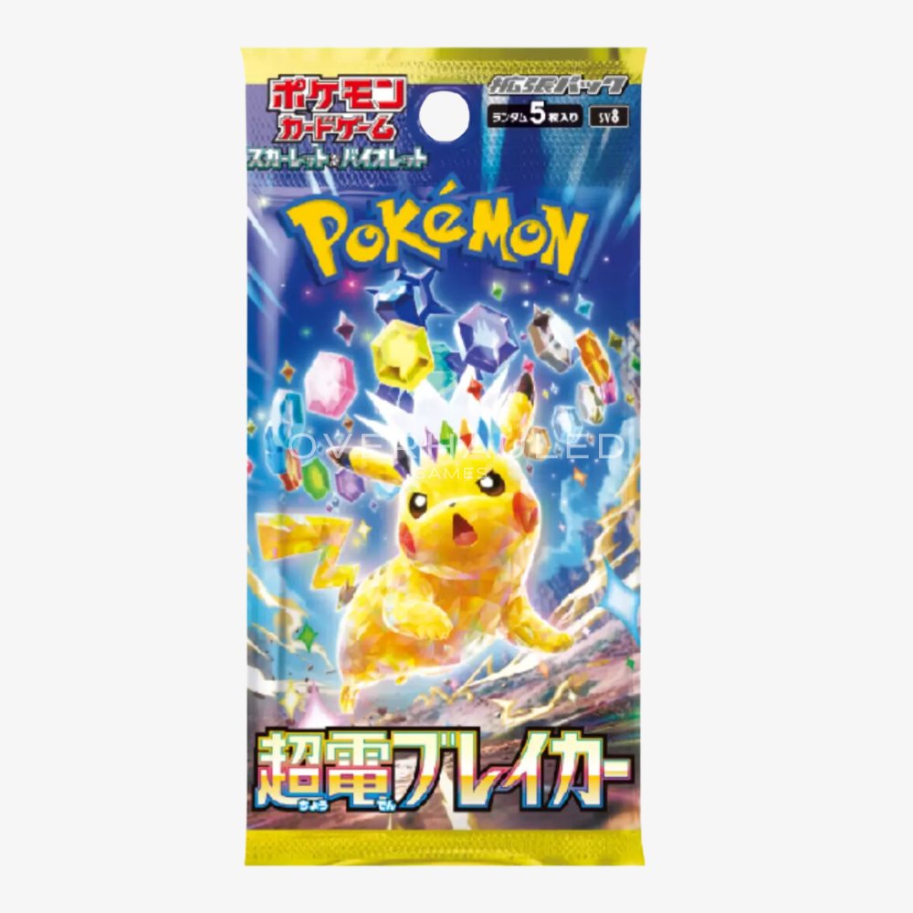 Super Electric Breaker Booster Pack SV8 – Japanese Pokemon TCG