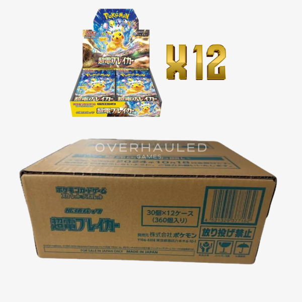 Pokemon – Super Electric Breaker – SV8 – Japanese Sealed Case (12 Booster Boxes Inside)