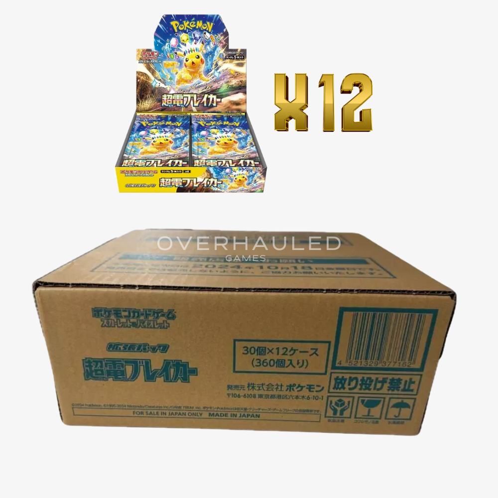 Pokemon – Super Electric Breaker – SV8 – Japanese Sealed Case (12 Booster Boxes Inside)