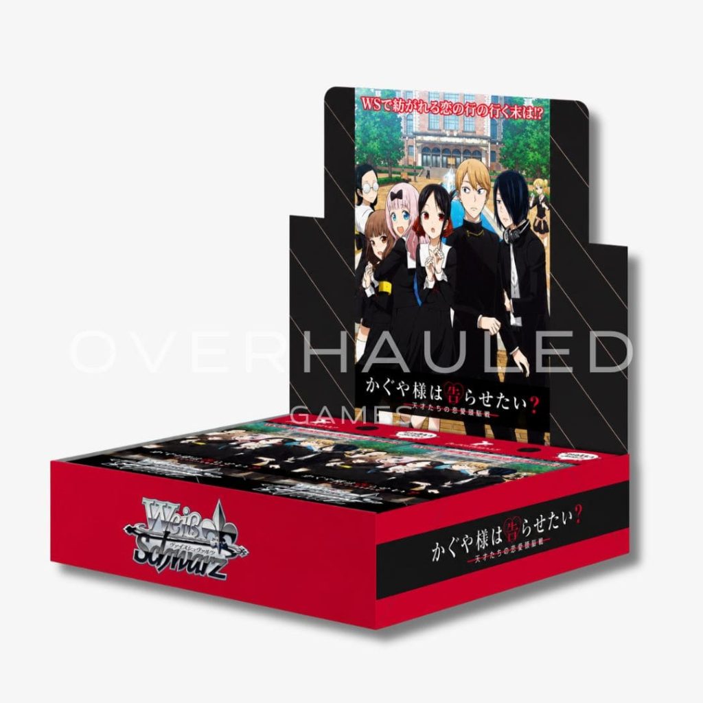 Bushiroad Kaguya Sama Love Is War Booster Box – Japanese Weiss Schwarz TCG