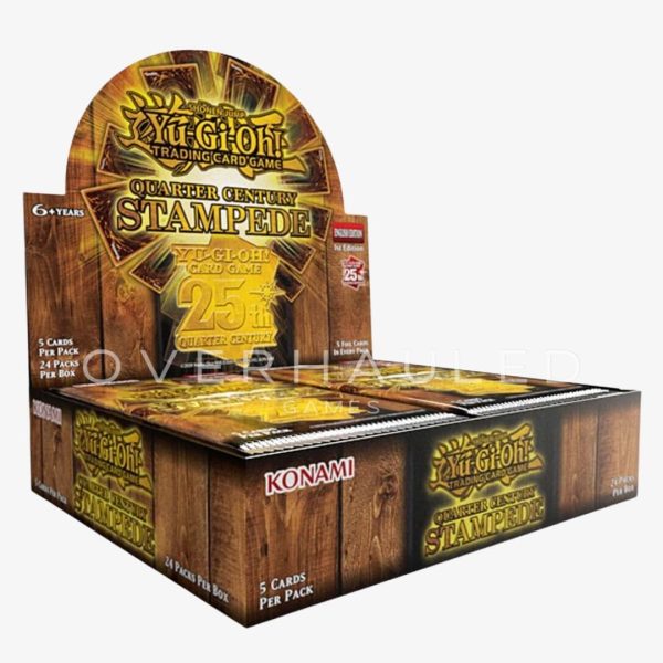YU-GI-OH! TCG Quarter Century Stampede Collection 5 x card Booster