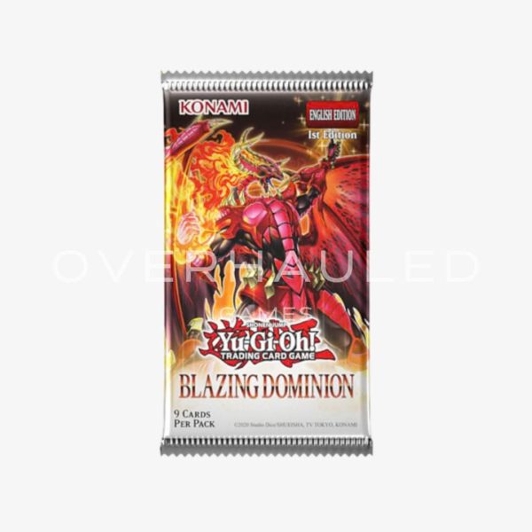Yu-Gi-Oh Blazing Dominion Booster Box – view 2 – Ozzie Collectables