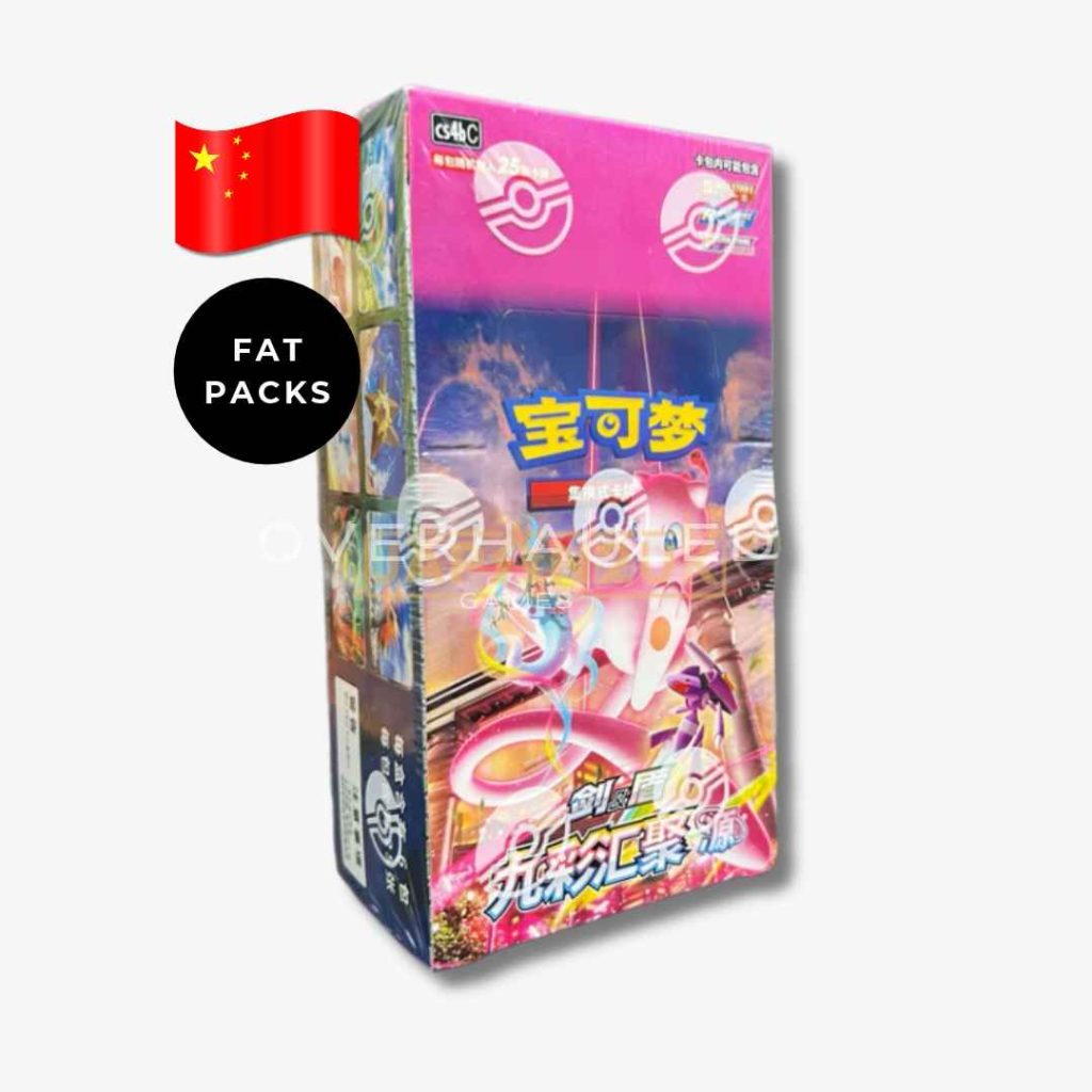 Pokemon – Nine Colors Gathering ‘Yuan’ Mew  Jumbo Fat Packs – CS4bC – Simplified Chinese Booster Box