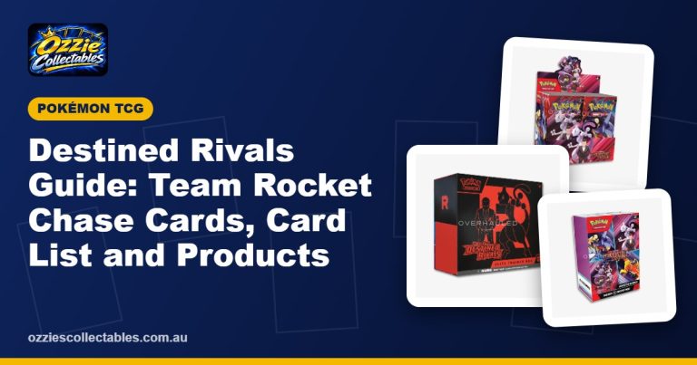 Destined Rivals SV10 English Pokemon booster box and Elite Trainer Box with Team Rocket's Mewtwo ex