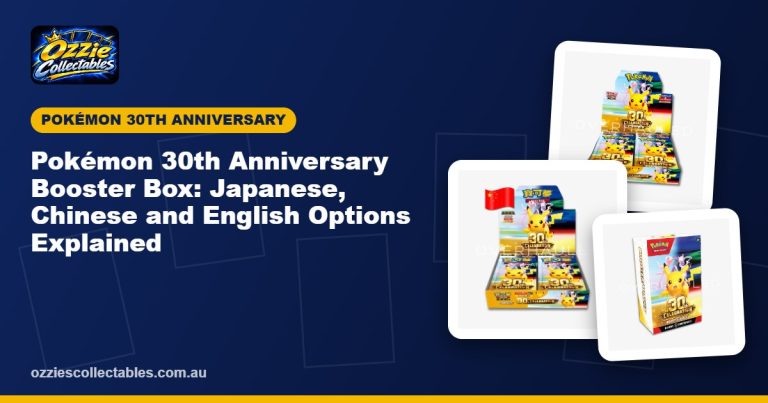 Pokémon 30th Anniversary booster box, the Japanese 30th Celebration M6a box