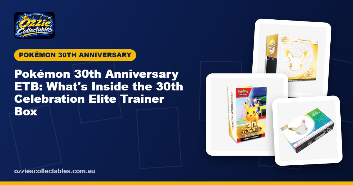 Pokémon 30th Anniversary ETB from the English 30th Celebration expansion