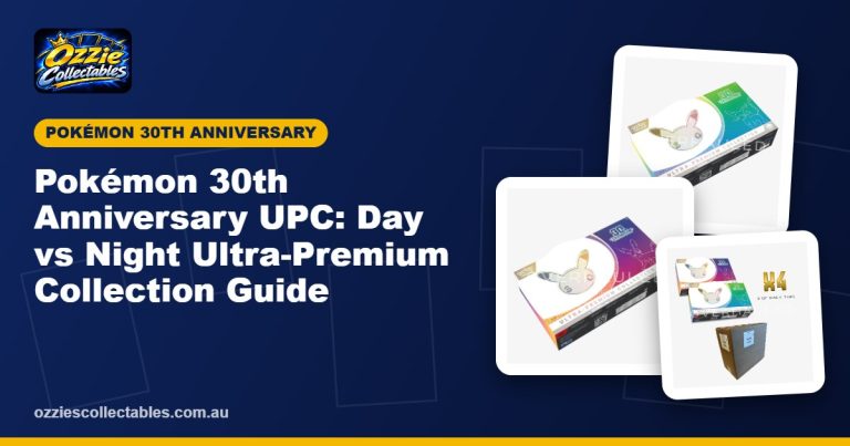 Pokémon 30th Anniversary UPC Day and Night Ultra-Premium Collection boxes
