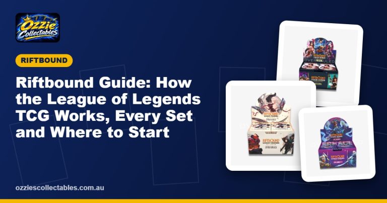Riftbound League of Legends TCG booster boxes for Origins, Spiritforged, Unleashed and Vendetta