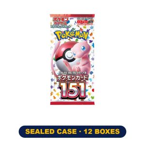 Pokemon – 151 – SV2a – Sealed Case – Japanese (12 Booster Boxes Inside)