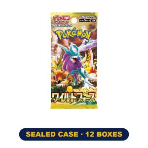 Pokemon – Wild Force – SV5K – Sealed Case – Japanese (12 Booster Boxes Inside)