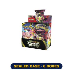 Perfect Order Booster Box Sealed Case ME03 (6 Booster Boxes) – English Pokemon TCG
